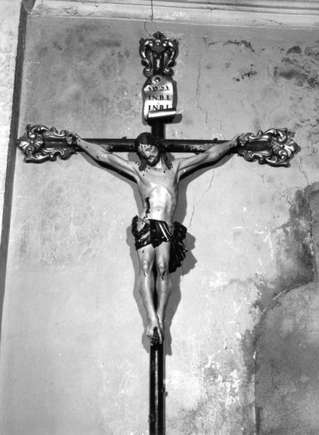 crocifisso - bottega italiana (sec. XIX)