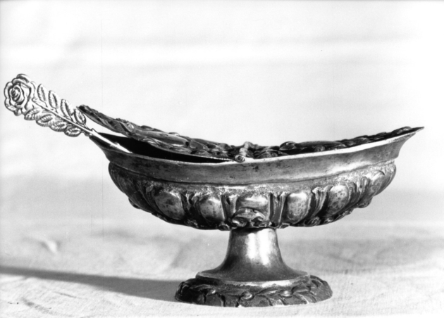 navicella portaincenso - bottega toscana (seconda metà sec. XVIII)
