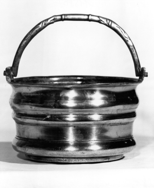 secchiello per l'acqua benedetta - bottega toscana (sec. XIX)