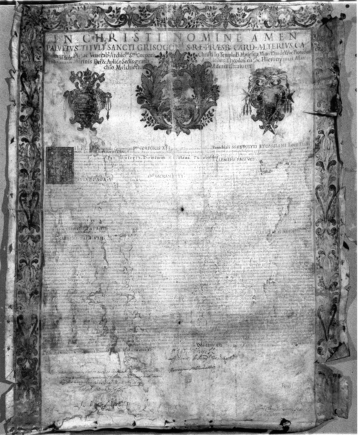 bolla - bottega romana (sec. XVII)