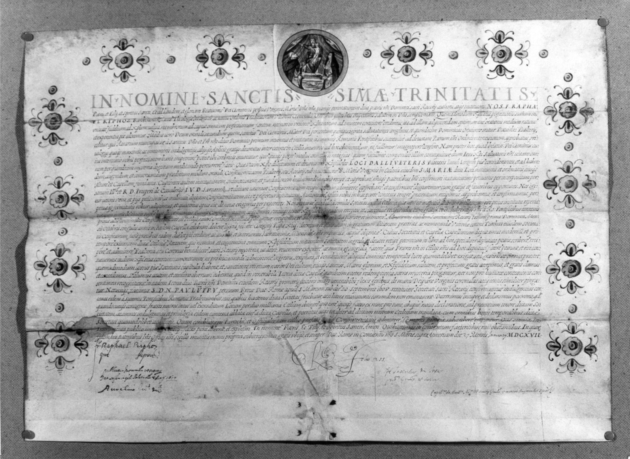 bolla - bottega romana (sec. XVII)