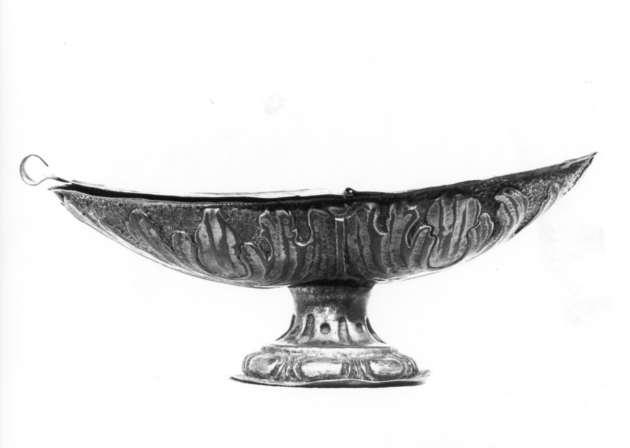 navicella portaincenso - bottega lucchese (metà sec. XVIII)