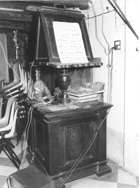 leggio a struttura fissa - bottega lucchese (sec. XVIII)