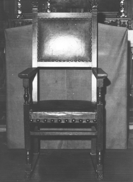 poltrona - bottega lucchese (secc. XIX/ XX)