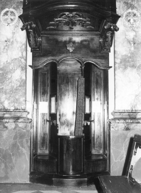 confessionale - bottega lucchese (sec. XVIII)