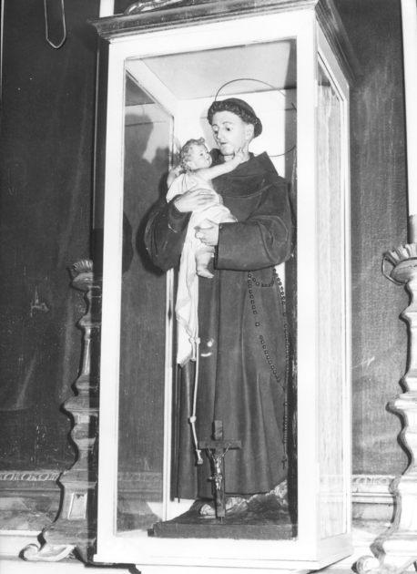 Sant'Antonio da Padova con il bambino (statuetta) - bottega italiana (sec. XIX)