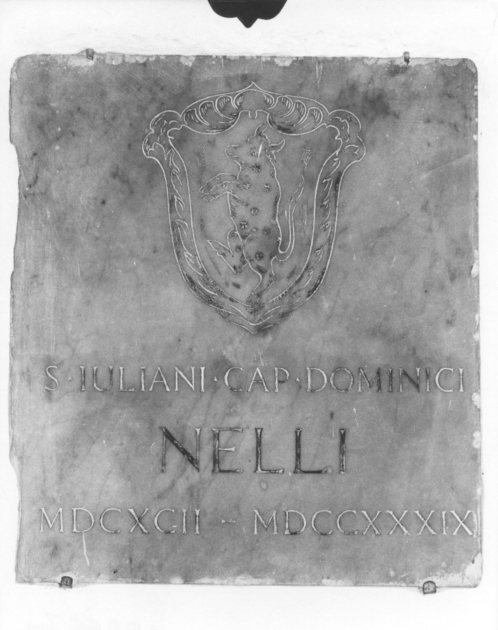 lapide - ambito apuoversiliese (sec. XVIII)