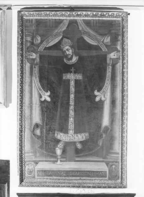 VOLTO SANTO (dipinto) - ambito toscano (sec. XVII)