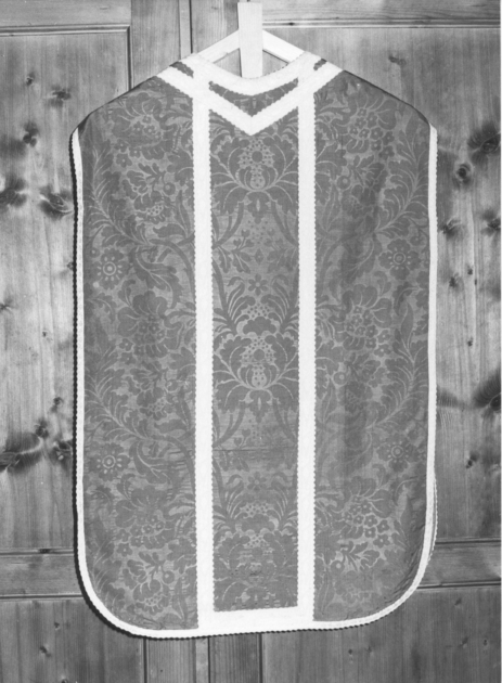 paramento liturgico - in terzo - manifattura toscana (sec. XIX)