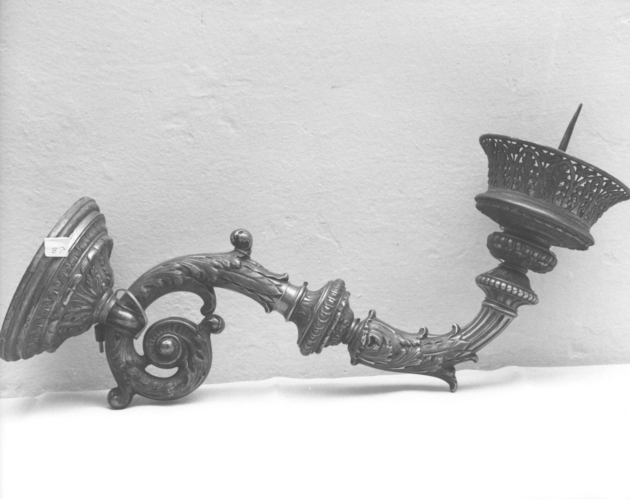 candeliere da parete, serie - bottega italiana (sec. XIX)