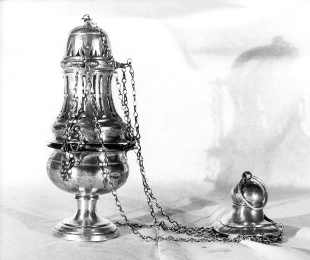 servizio per incensazione - bottega italiana (sec. XIX)