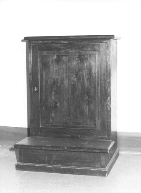 inginocchiatoio - bottega lucchese (secc. XVII/ XVIII)