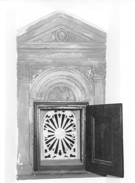 tabernacolo murale - bottega lucchese (sec. XVIII)