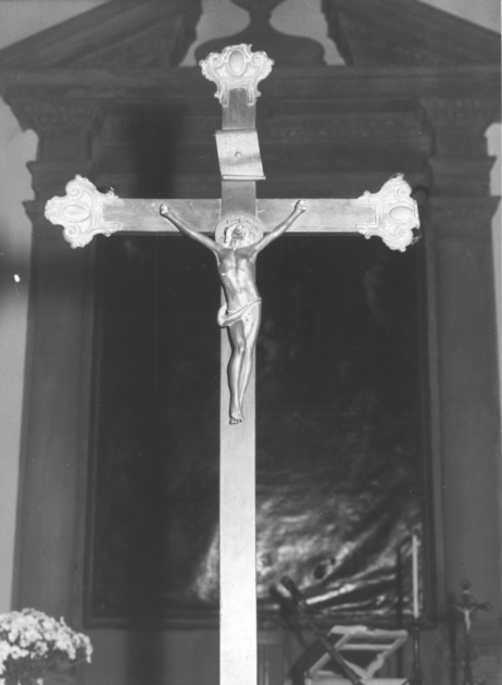 croce processionale - bottega italiana (secc. XVIII/ XIX)