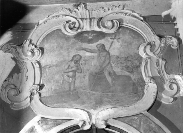 BATTESIMO DI CRISTO (dipinto) - ambito italiano (sec. XVIII)