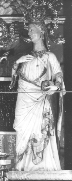 Madonna annunciata (scultura, elemento d'insieme) di Pisano Nino (scuola) (metà sec. XIV)