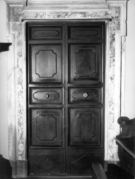 porta - a due battenti - bottega italiana (sec. XVIII)