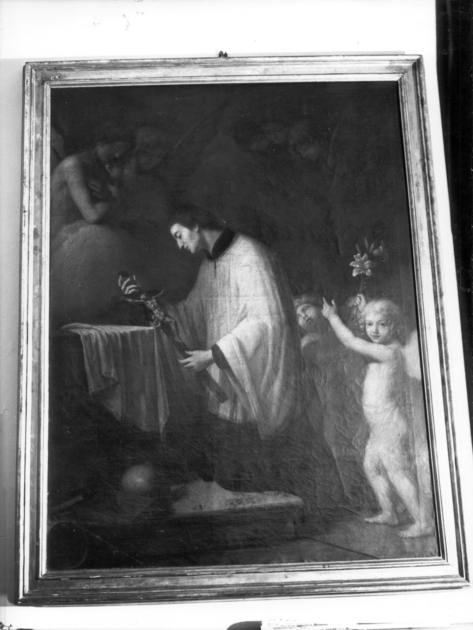 SAN LUIGI XI (dipinto) di Checchi Francesco Antonio (attribuito) (seconda metà sec. XVIII)