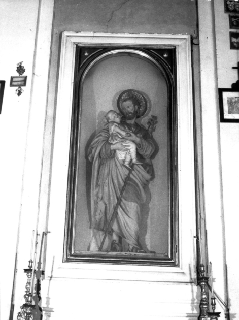 San Giuseppe e Gesù Bambino (scultura) - bottega italiana (sec. XIX)