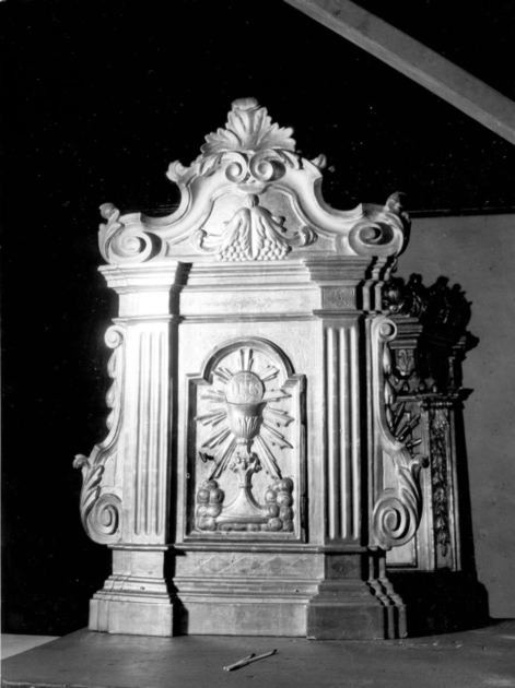 tabernacolo - a tempietto - bottega lucchese (sec. XVIII)