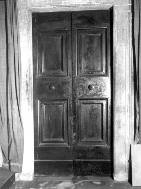 porta - a due battenti, serie - bottega italiana (sec. XVII)