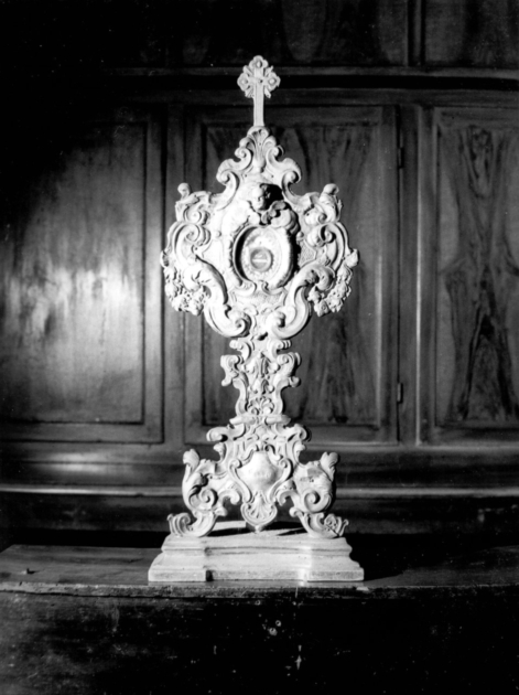 reliquiario - a ostensorio - bottega italiana (sec. XVIII)