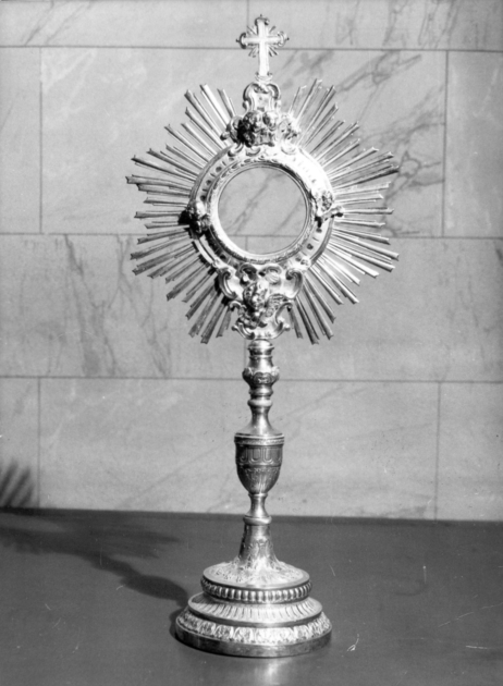 ostensorio - a raggiera di Torselli Lorenzo (sec. XVIII)