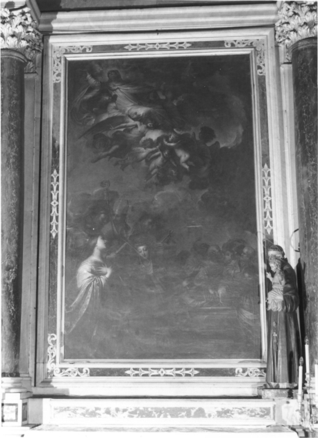 ASSUNZIONE DELLA MADONNA E SANTI (dipinto) di Ricchi Pietro (sec. XVII)