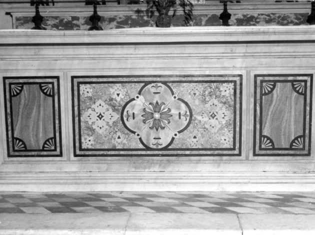 paliotto - a pannello piano - bottega italiana (sec. XVII)