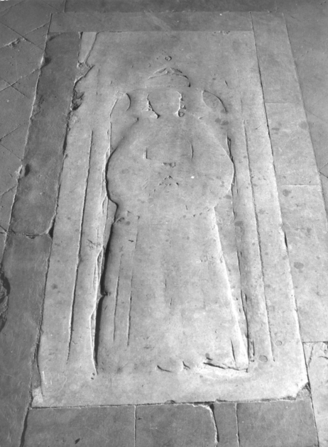 lastra tombale - bottega italiana (secc. XIV/ XV)