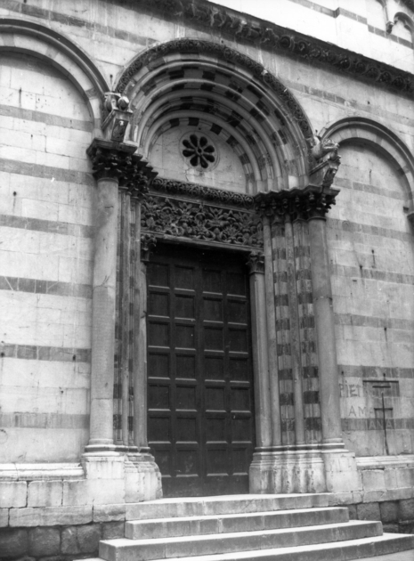 portale maggiore, complesso decorativo di Guidetto (bottega) (prima metà sec. XIII)
