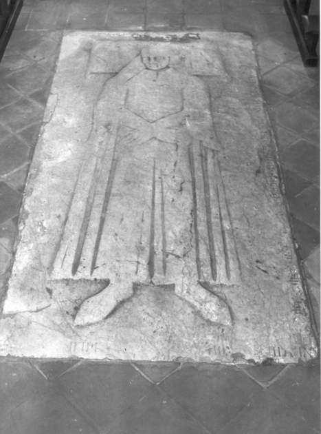 lapide tombale - bottega italiana (sec. XIV)