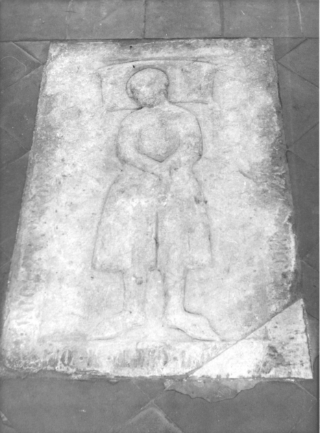 lapide tombale - bottega italiana (sec. XIV)