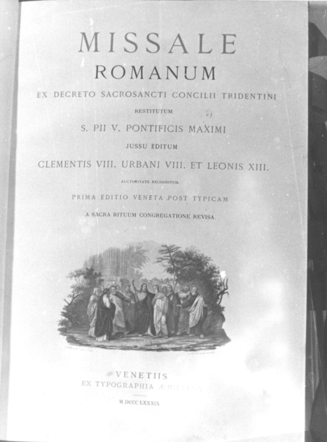 coperta di libro liturgico - bottega emiliana (sec. XIX)