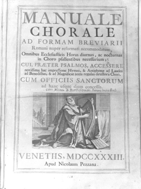 corale di Pezzana Niccolò (sec. XVIII)