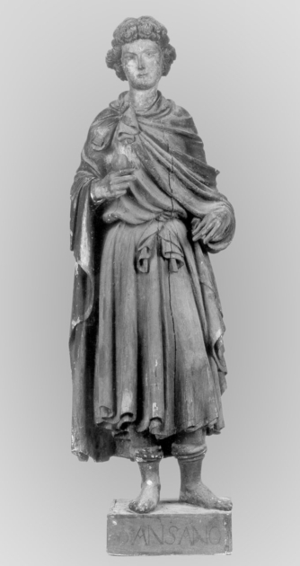 SANT'ANSANO (statua) di Jacopo della Quercia (attribuito) (primo quarto sec. XV)