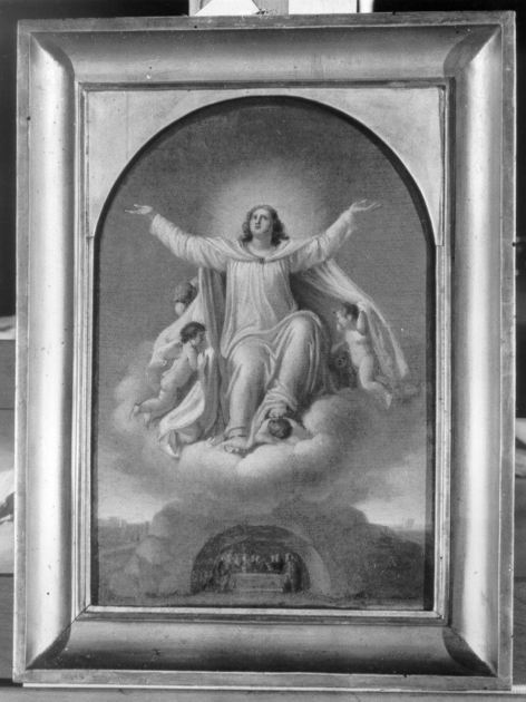 Assunzione di Maria Vergine, ASSUNZIONE DELLA MADONNA (dipinto) di Ridolfi Michele (sec. XIX)