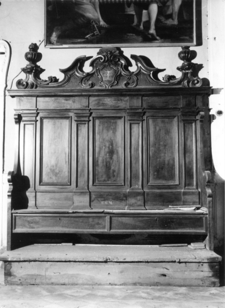 bancone - bottega lucchese (fine/inizio secc. XVII/ XVIII)