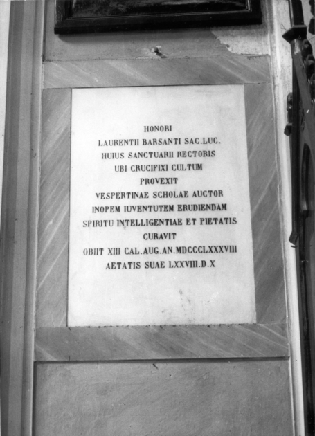 lastra - bottega italiana (sec. XIX)