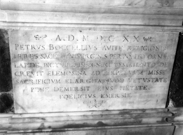 lastra - bottega italiana (sec. XVII)