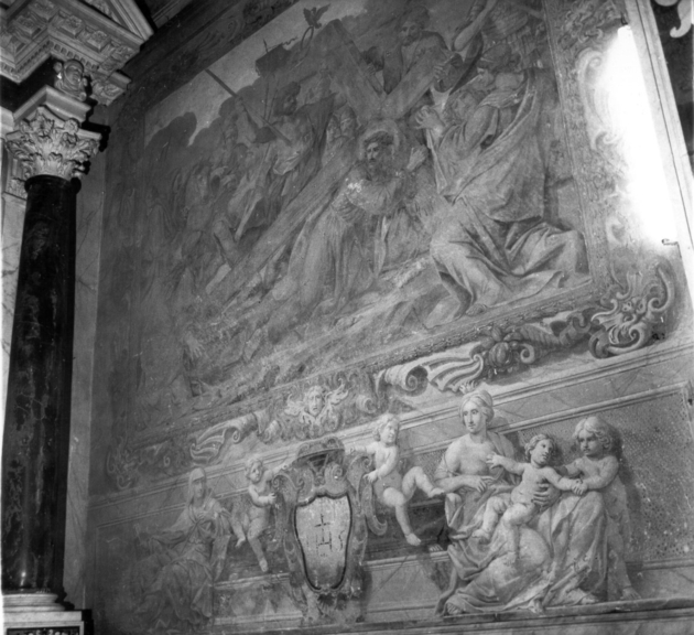 CRISTO CADE SOTTO LA CROCE (dipinto) di Gimignani Giacinto (sec. XVII)