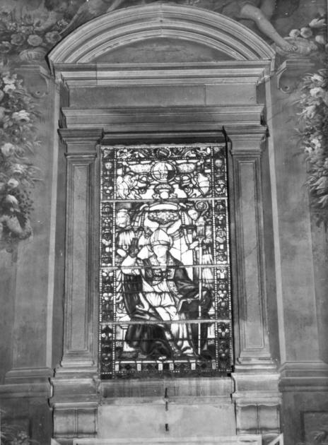 SAN PAOLINO (vetrata) - bottega italiana (prima metà sec. XVI)