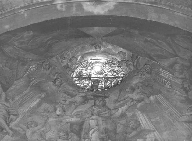 Trinità (vetrata) - bottega italiana (prima metà sec. XVI)