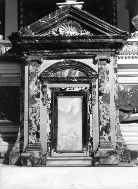 tabernacolo - a tempietto - bottega italiana (sec. XVI)