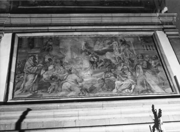 PREDICA DI SAN PAOLINO (dipinto, complesso decorativo) di Cassiani Stefano (fine sec. XVII)