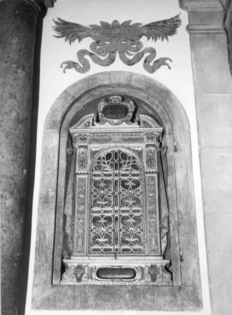 reliquiario architettonico - ad altarolo, serie - bottega lucchese (sec. XVII)