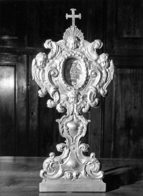 reliquiario - a ostensorio di Batoni Paolino (attribuito) (sec. XVIII)
