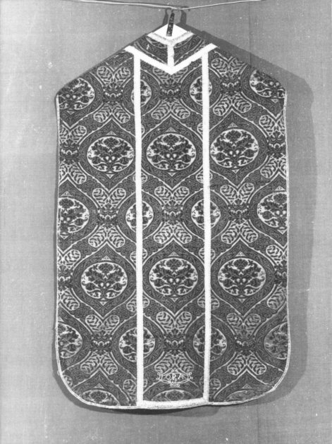 paramento liturgico - in terzo - manifattura lucchese (metà sec. XVI)