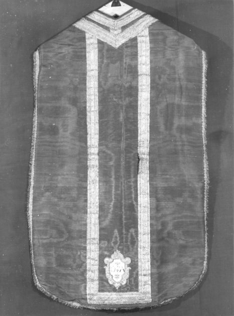 paramento liturgico - in terzo - manifattura lucchese (sec. XIX)