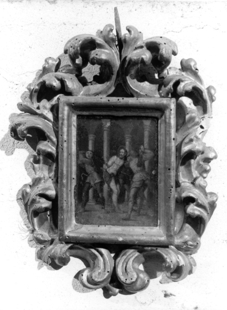FLAGELLAZIONE DI CRISTO (dipinto) - ambito toscano (inizio sec. XVI)